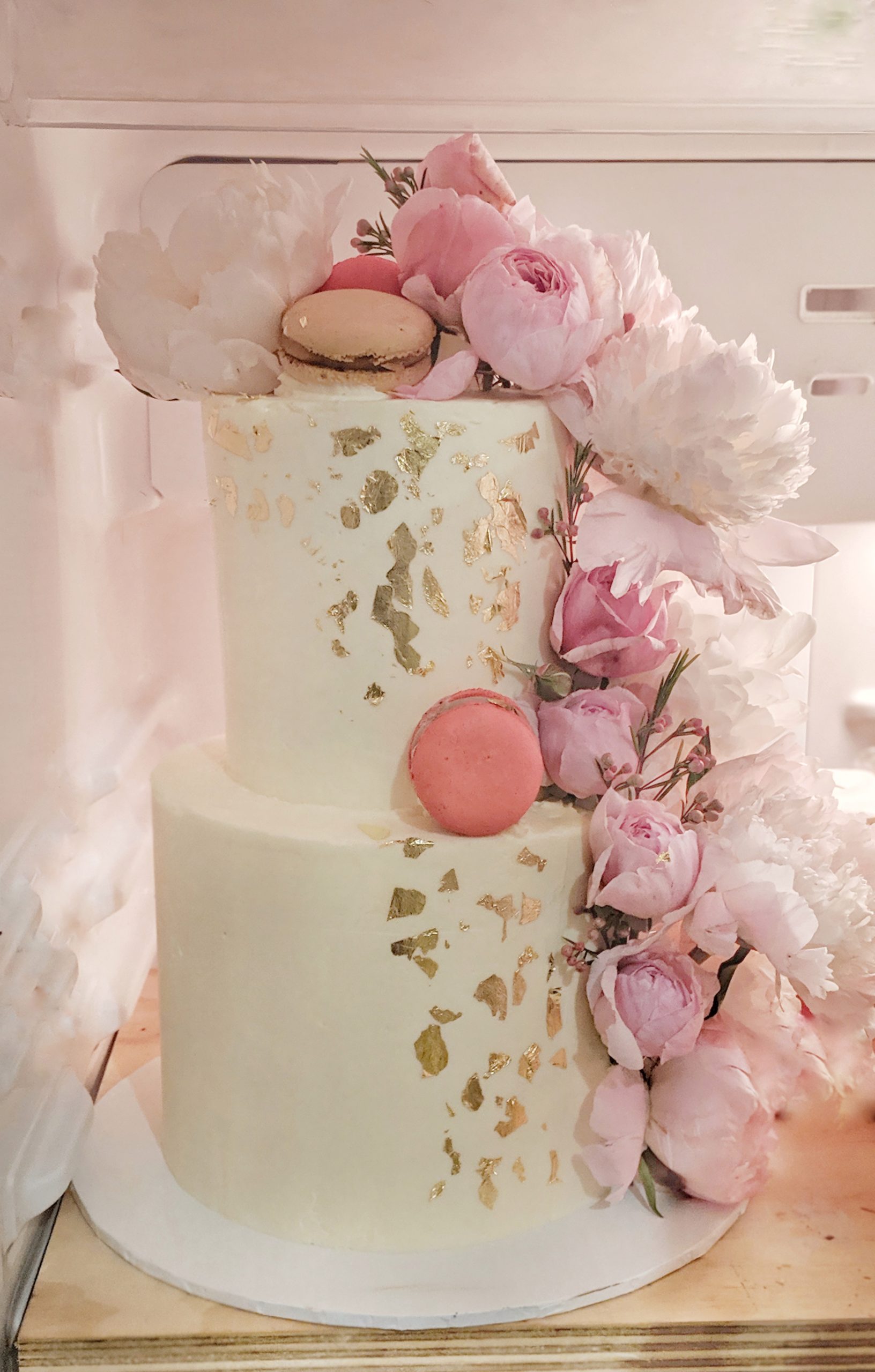 2 tier buttercream birthday cake